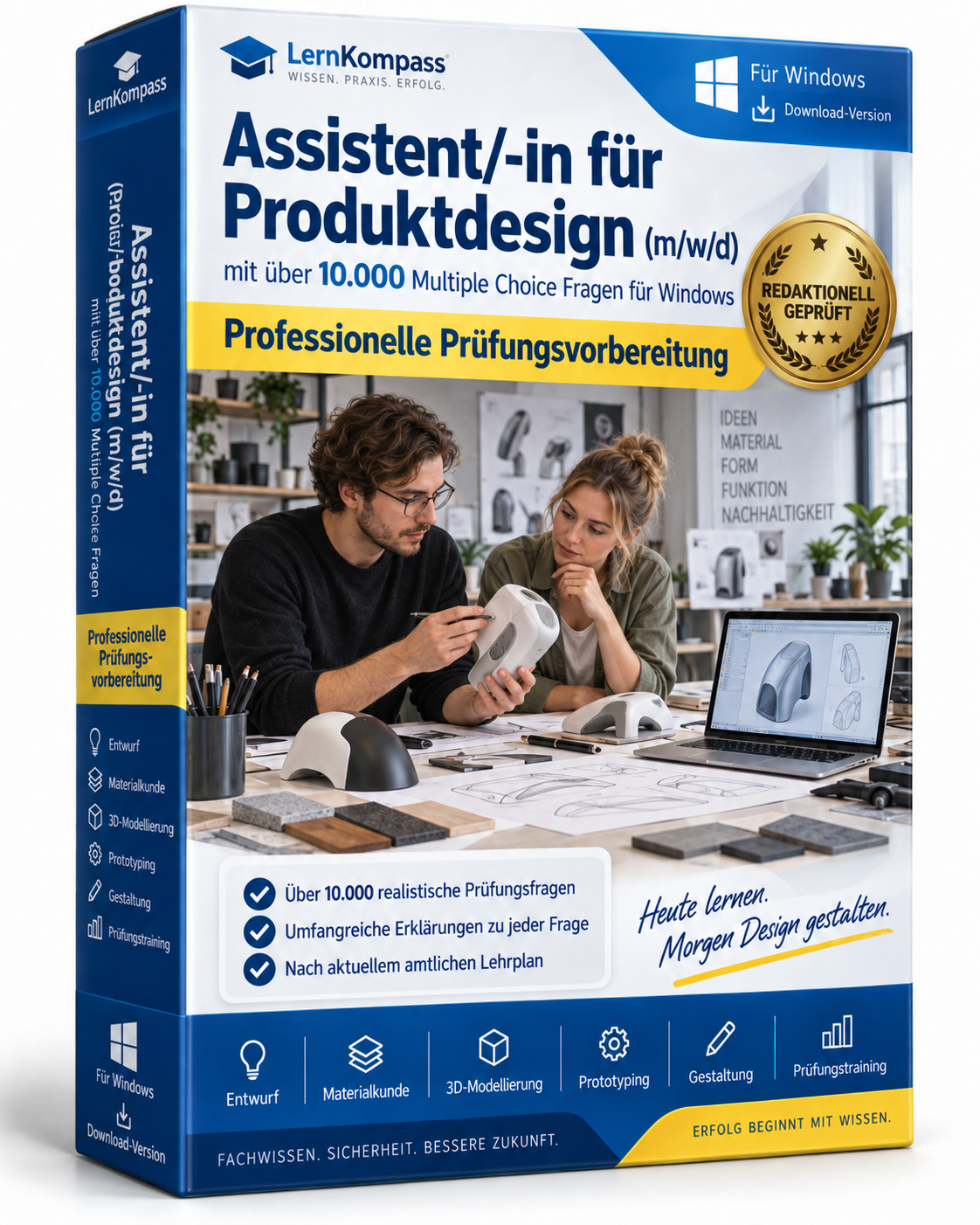 Assistent/-in für Produktdesign (m/w/d) - Fragenkatalogtrainer Download (WIN)