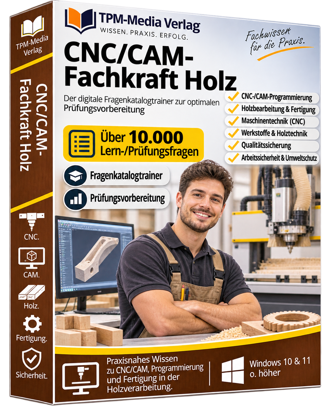 CNC/CAM-Fachkraft Holz Fragenkatalogtrainer Download (WIN)