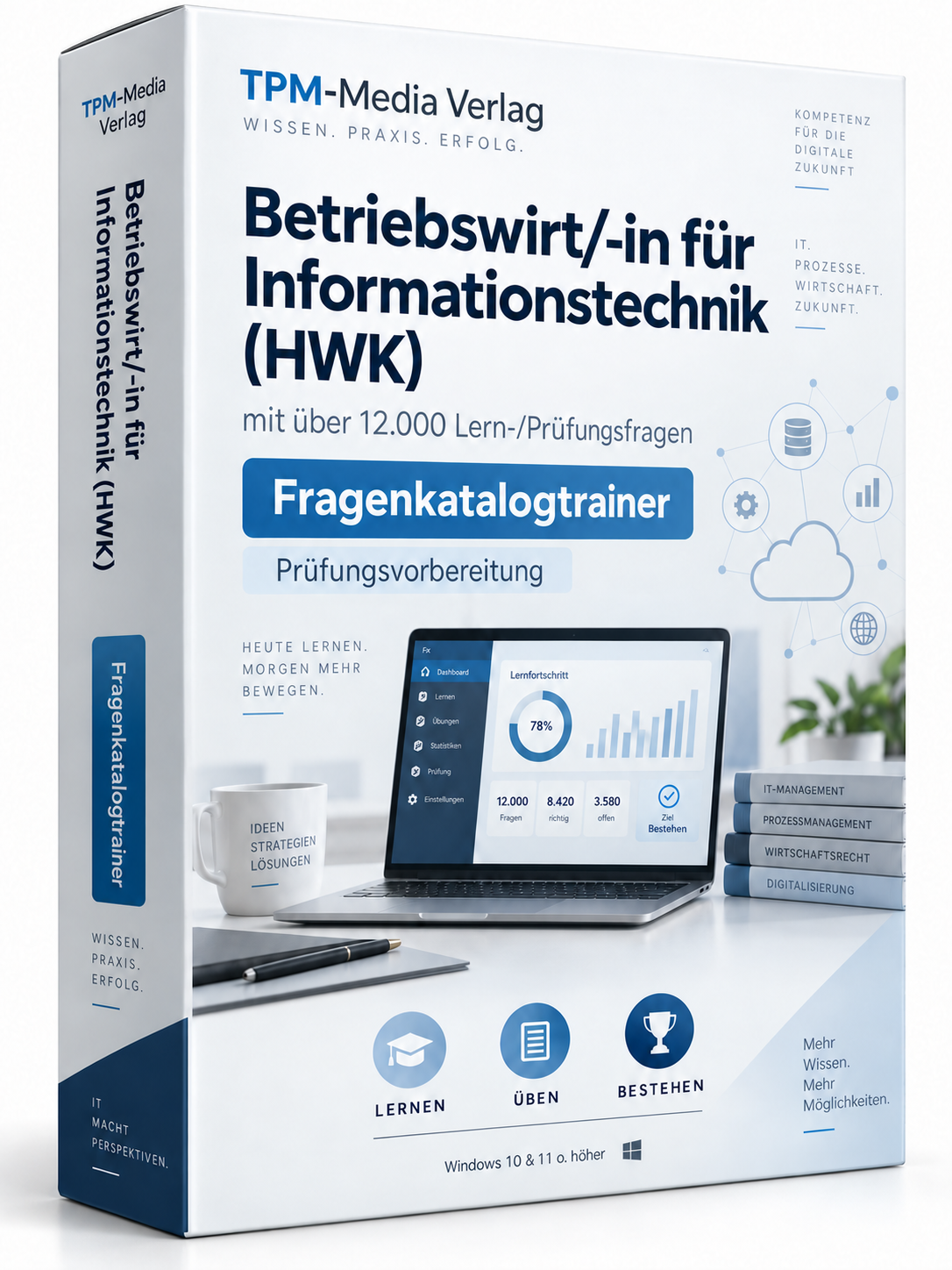 Betriebswirt/ -in für IT Fragenkatalogtrainer 12.000 Lernfragen Download (WIN)