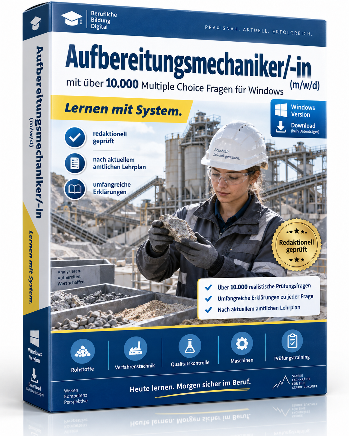 Aufbereitungsmechaniker/-in (m/w/d) - Fragenkatalogtrainer Download (WIN)